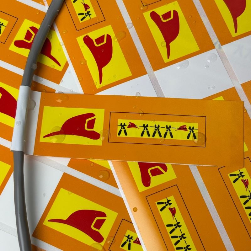 High-tack Cable Labels